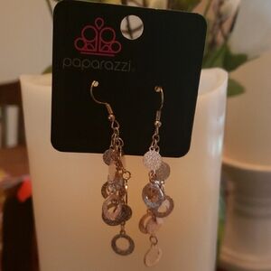 Paparazzi Gold Cascading Earrings